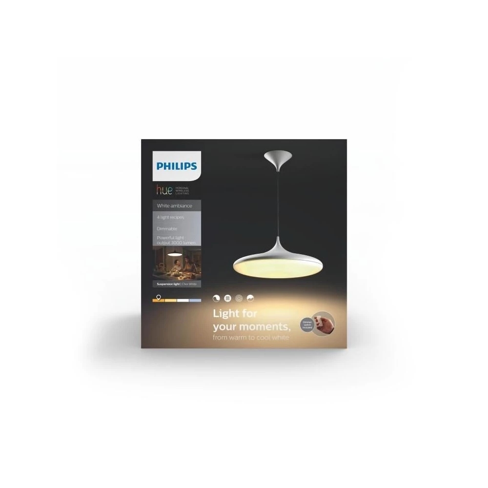 Philips Hue Connected Cher Pendel Hvid 8 Philips Hue Connected Cher Pendel Hvid - Billede 6