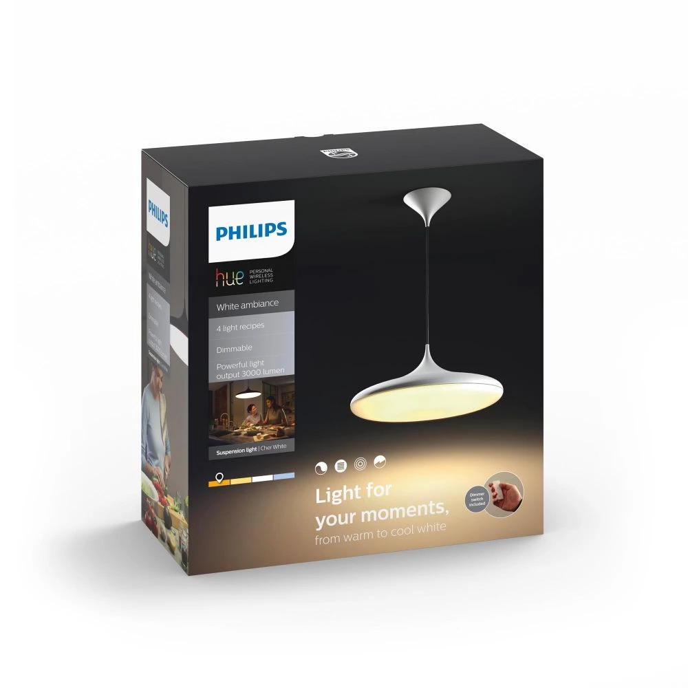 Philips Hue Connected Cher Pendel Hvid 16 Philips Hue Connected Cher Pendel Hvid - Billede 14
