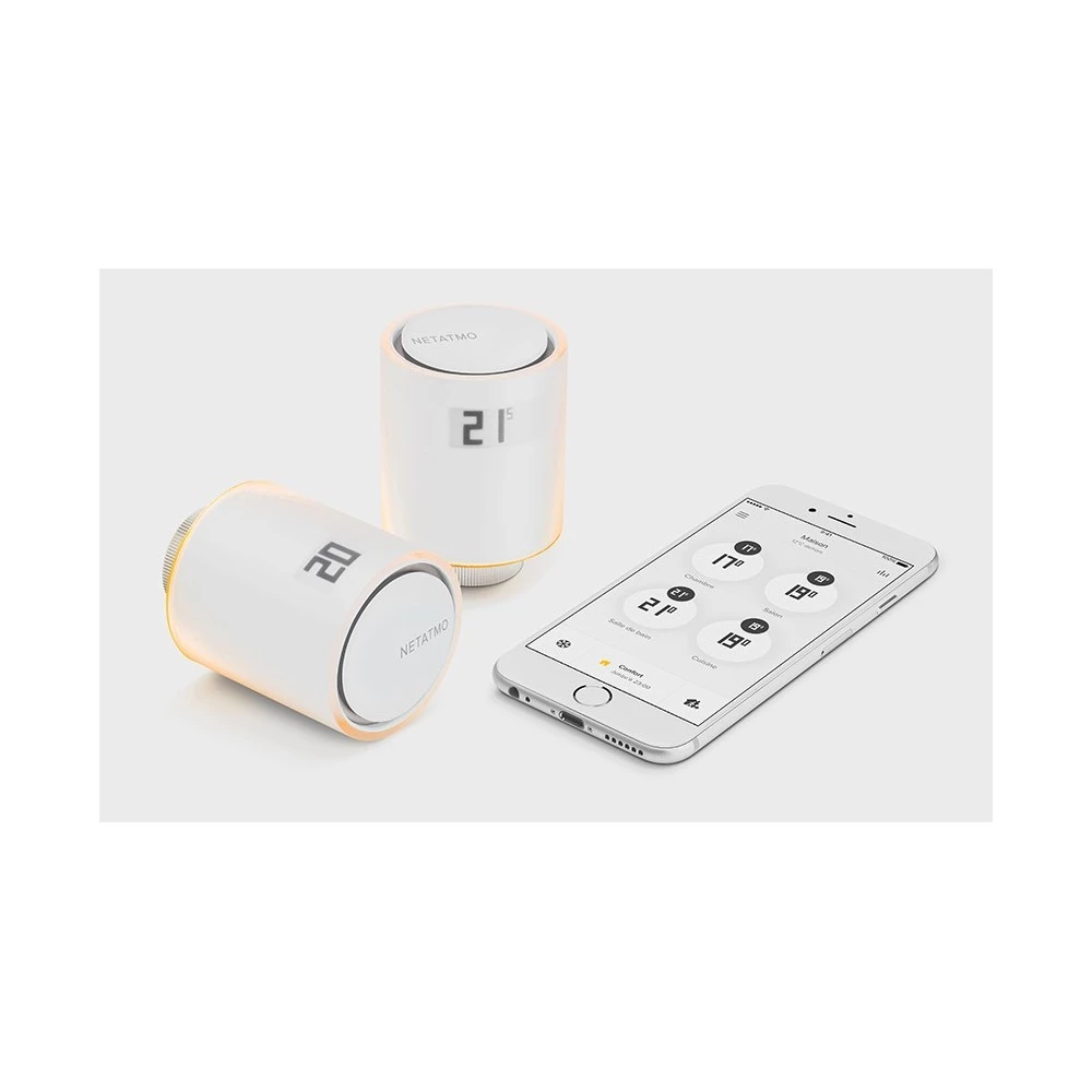 Netatmo Energy Smart Radiator Termostat - Starter Pack 2 Stk 3 Netatmo Energy Smart Radiator Termostat - Starter Pack 2 Stk