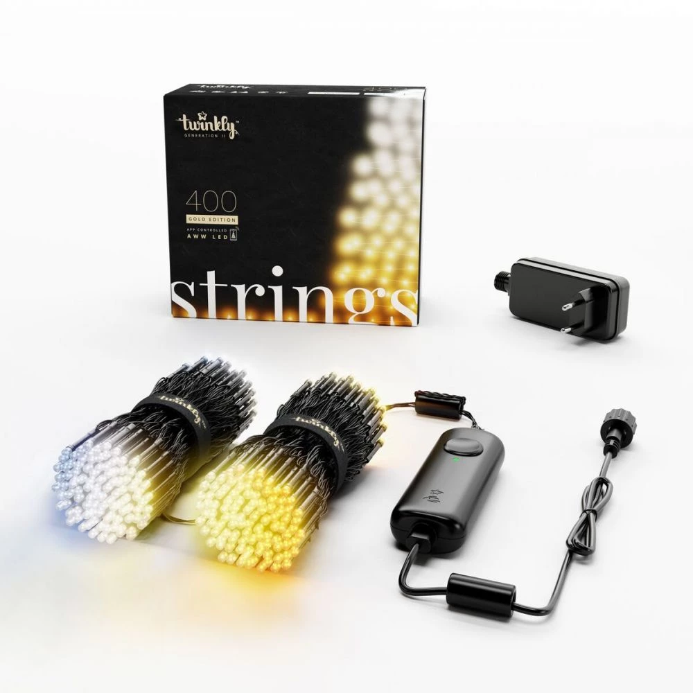 Twinkly Light Lyskæde String 400LED AWW Gen II 4 Twinkly Light Lyskæde String 400LED AWW Gen II - Billede 2