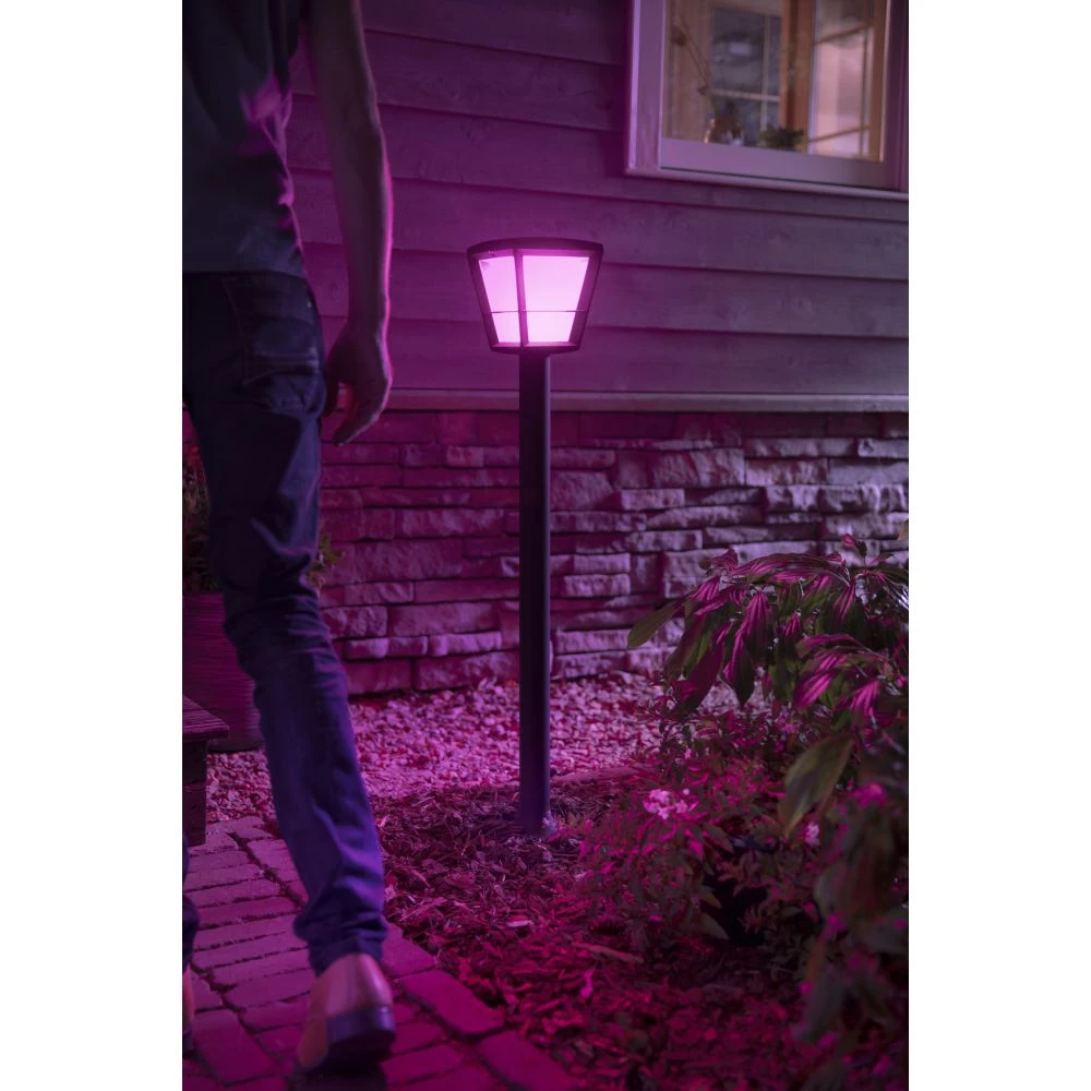 Philips Hue Outdoor Econic Høj Bedlampe 6 Philips Hue Outdoor Econic Høj Bedlampe - Billede 4