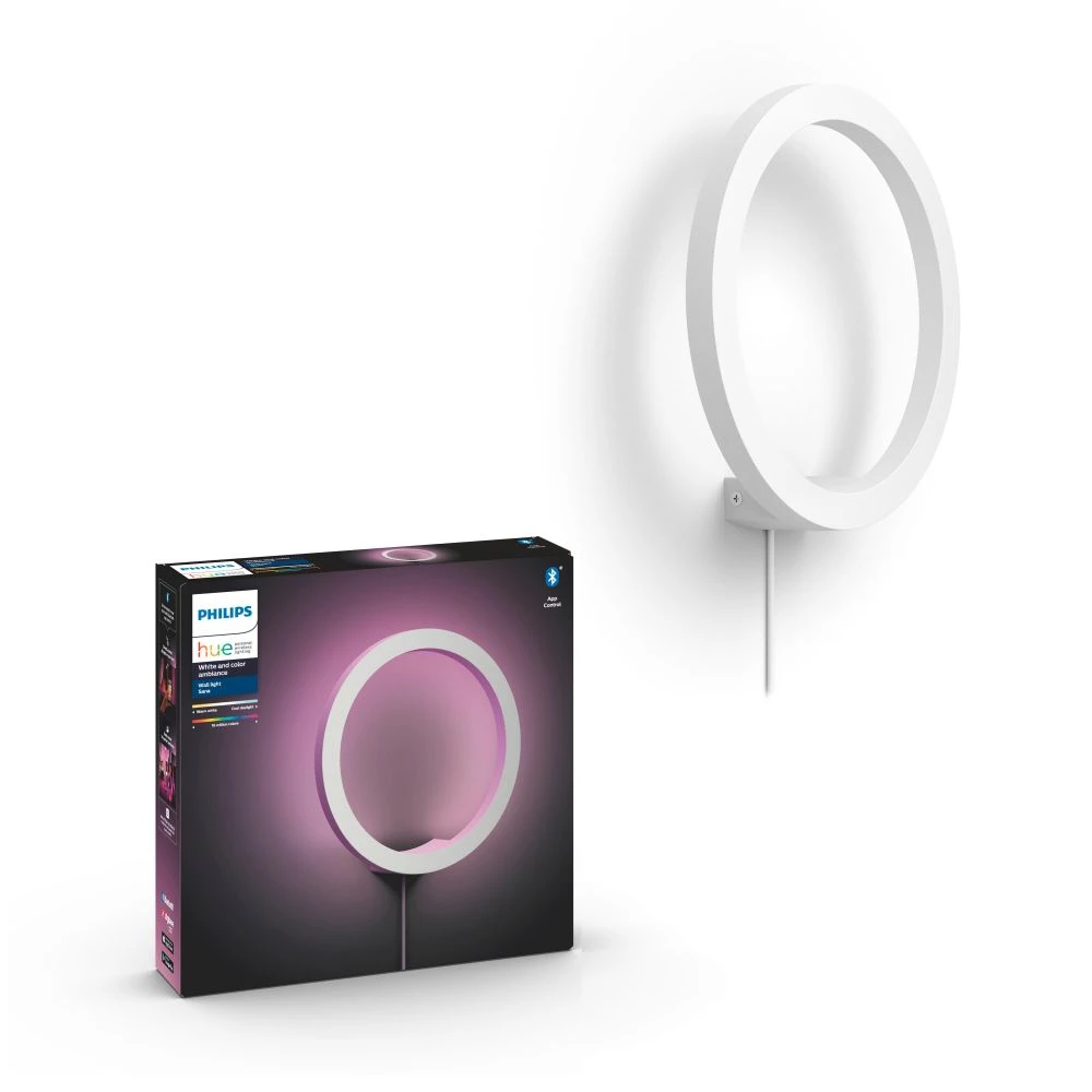 Philips Hue Sana Hue Væglampe Hvid 1x20W 24V 3 Philips Hue Sana Hue Væglampe Hvid 1x20W 24V