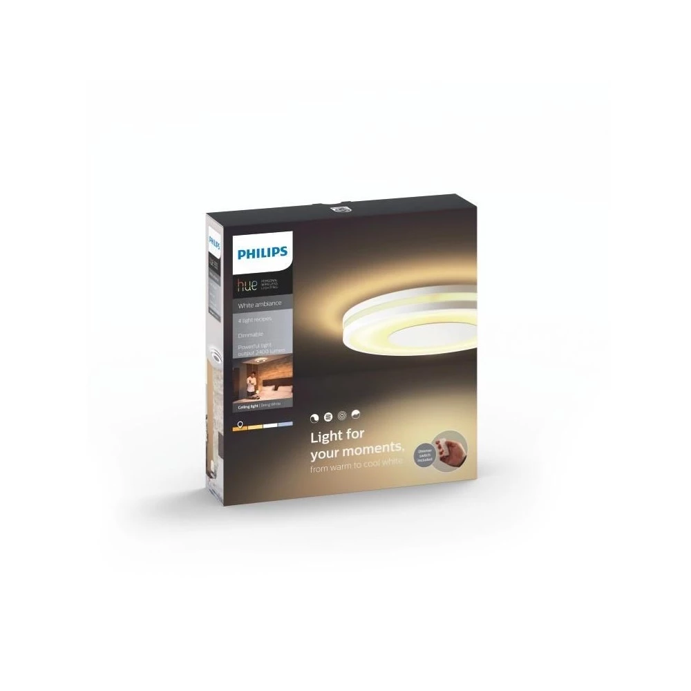 Philips Hue Connected Being Plafond Hvid 7 Philips Hue Connected Being Plafond Hvid - Billede 5