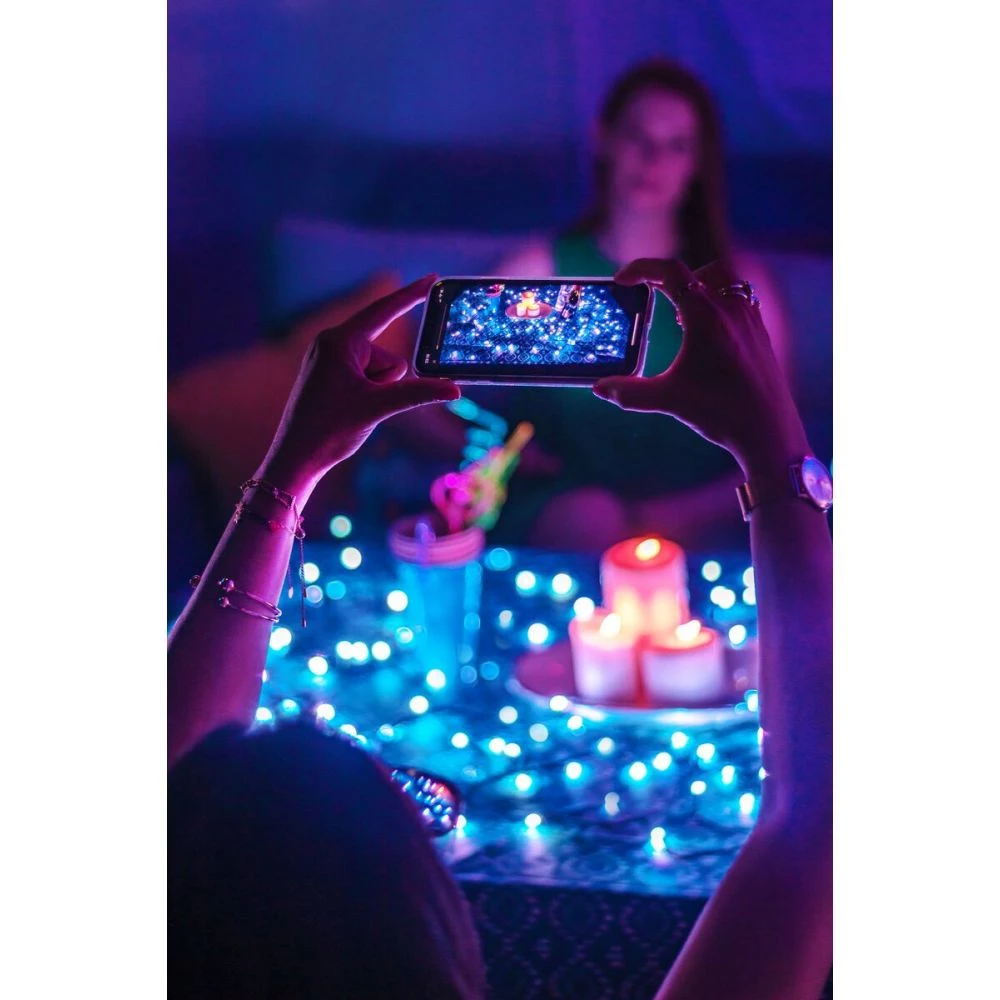 Twinkly String Smart Lyskæde 250 LED S.E. - Version 2.0 - 2020- Warm White Edition GEN II 31 Twinkly String Smart Lyskæde 250 LED S.E. - Version 2.0 - 2020- Warm White Edition GEN II - Billede 30