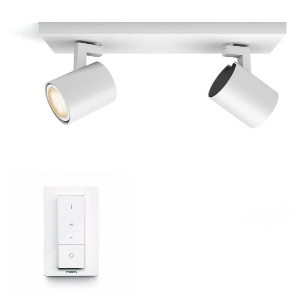 Philips Hue Connected Runner 2-Spot Hvid 3 Philips Hue Connected Runner 2-Spot Hvid
