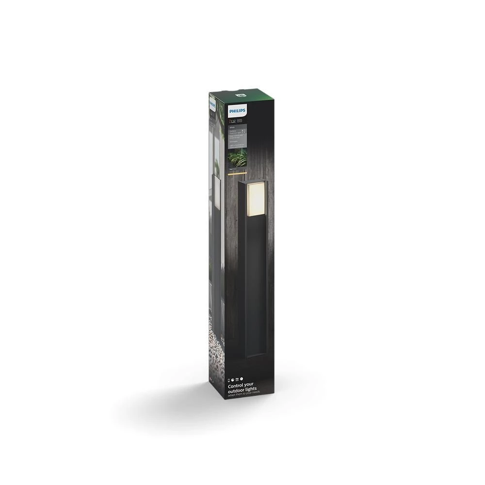 Philips Hue Turaco Bedlampe Høj Anthracite 1x9.5W 230V 3 Philips Hue Turaco Bedlampe Høj Anthracite 1x9.5W 230V