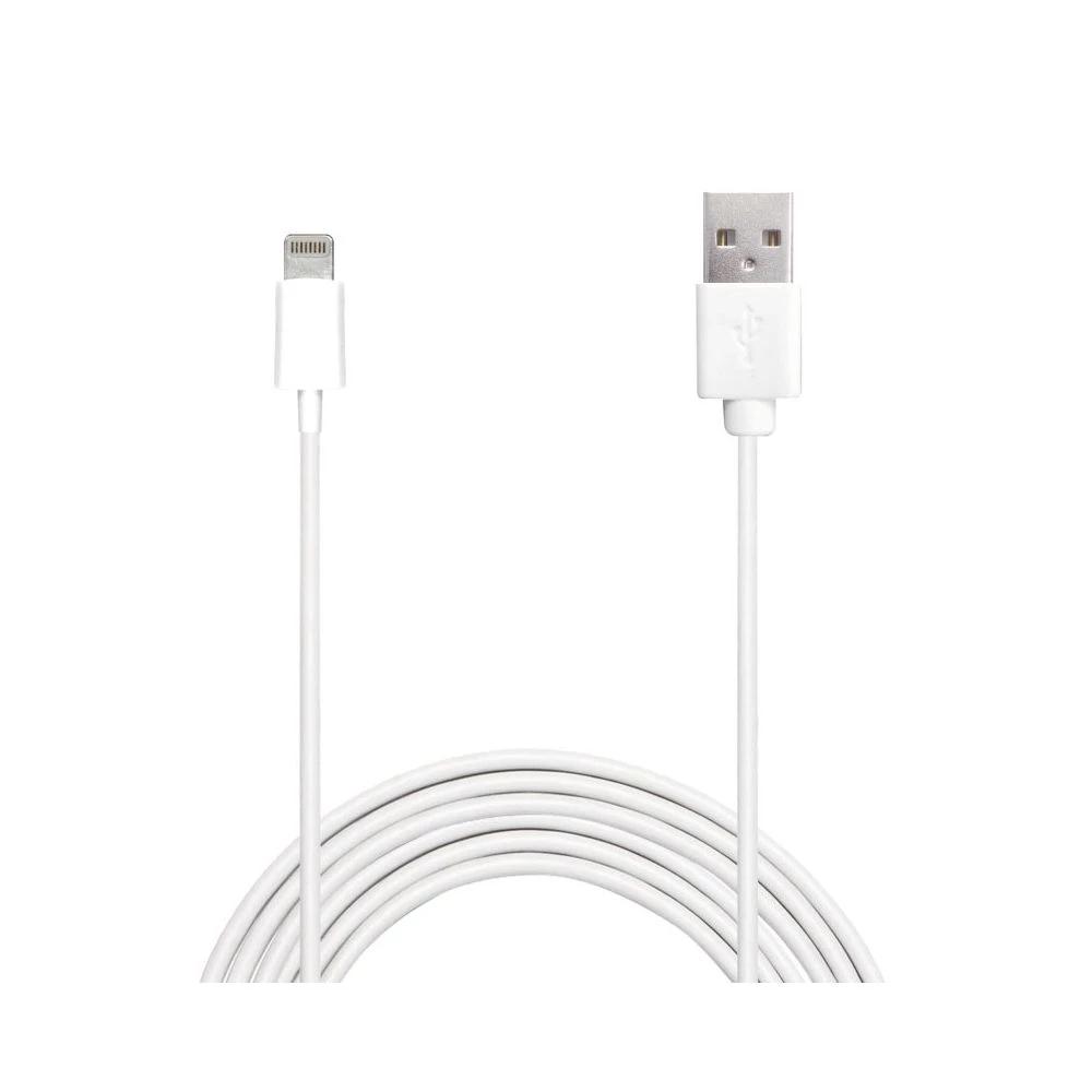 Aurora Puro Usb-a - Lightning Mfi Kabel 2m Hvid 3 Aurora Puro Usb-a - Lightning Mfi Kabel 2m Hvid