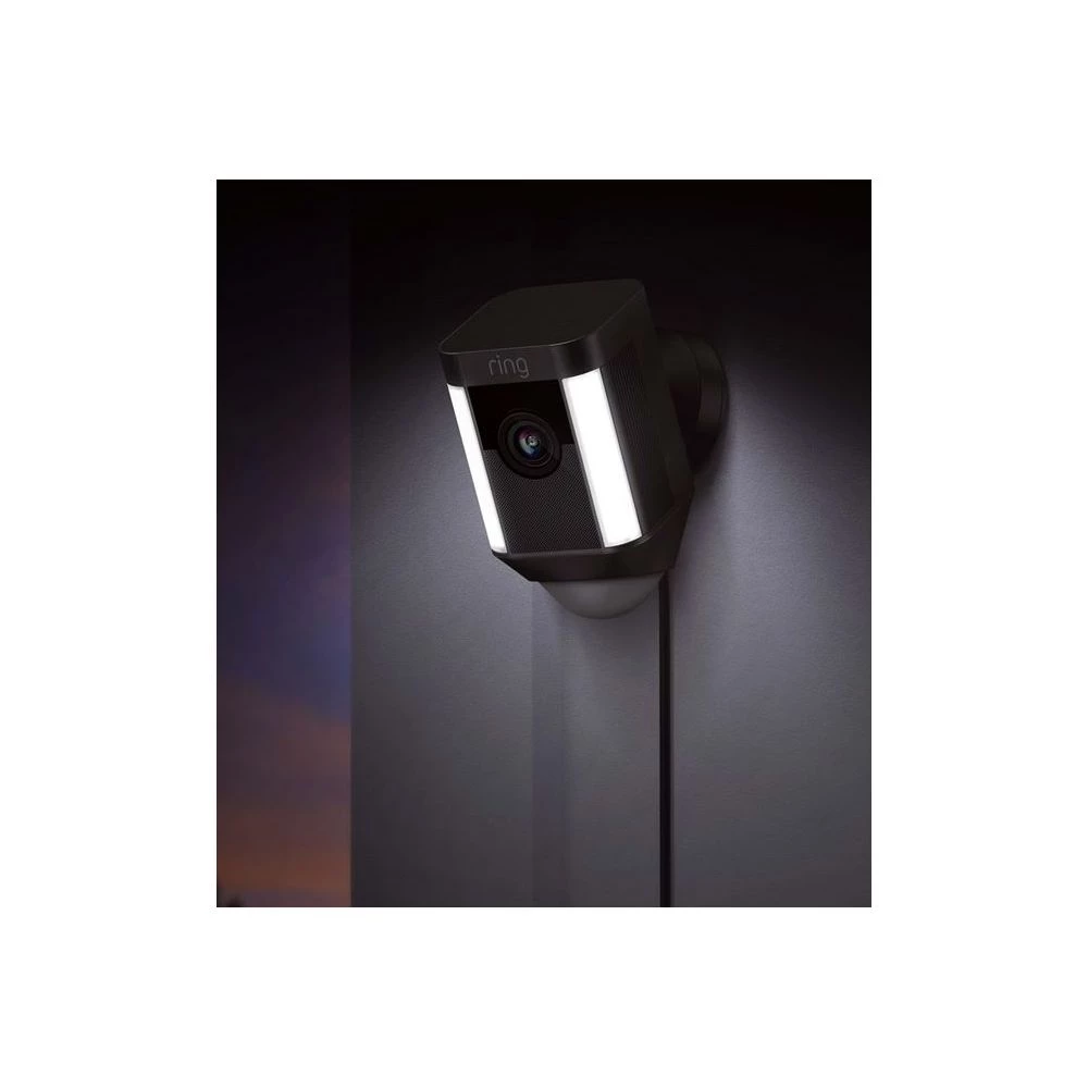 Ring Spotlight Overvågningskamera M Ledning Sort 4 Ring Spotlight Overvågningskamera M Ledning Sort - Billede 2