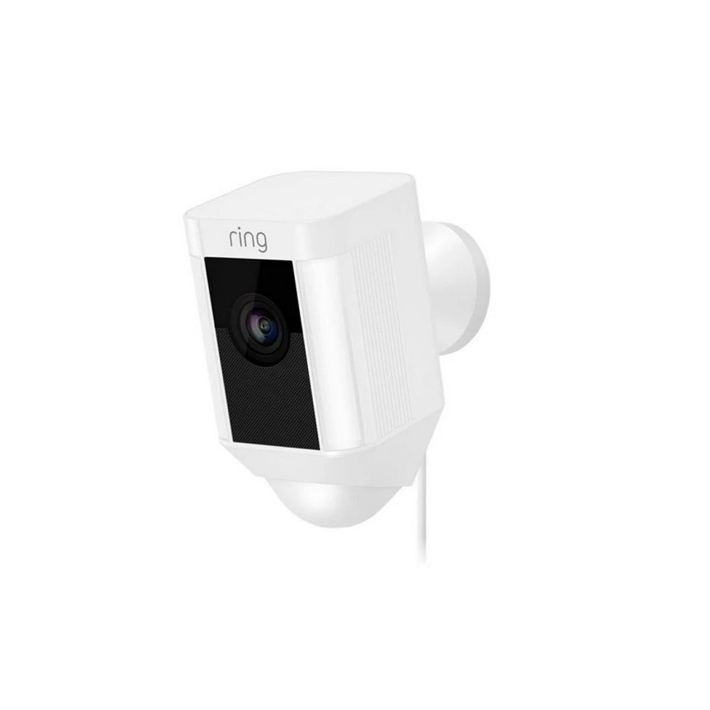 Ring Spotlight Overvågningskamera M Ledning Hvid 3 Ring Spotlight Overvågningskamera M Ledning Hvid