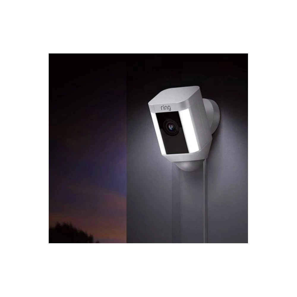 Ring Spotlight Overvågningskamera M Ledning Hvid 4 Ring Spotlight Overvågningskamera M Ledning Hvid - Billede 2