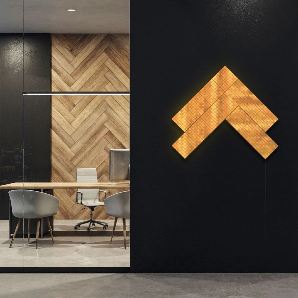 Twinkly Light Squares 6 Pak Lyspanel Startsæt Pixels RGB - 16x16 Cm & 64LED Pr Panel 8 Twinkly Light Squares 6 Pak Lyspanel Startsæt Pixels RGB - 16x16 Cm & 64LED Pr Panel - Billede 6