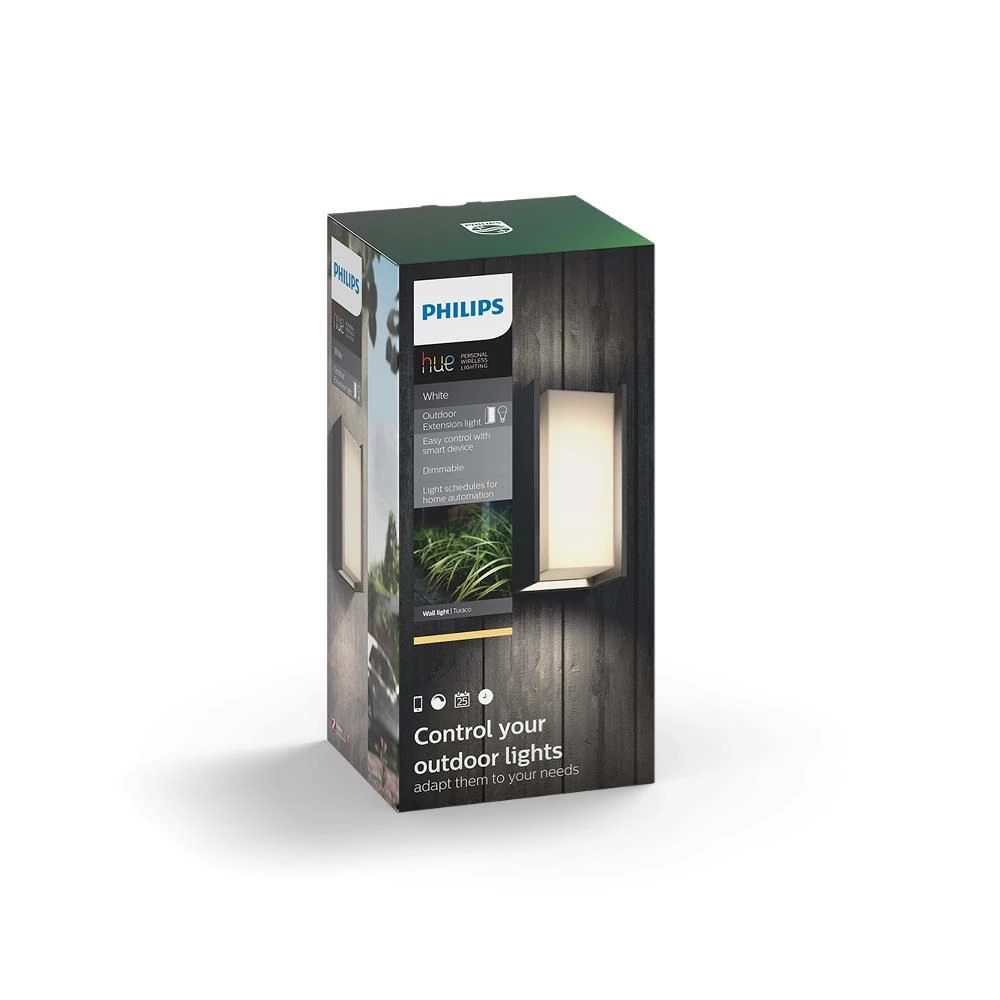 Philips Hue Turaco Væglampe Anthracite 1x9.5W 11 Philips Hue Turaco Væglampe Anthracite 1x9.5W - Billede 9