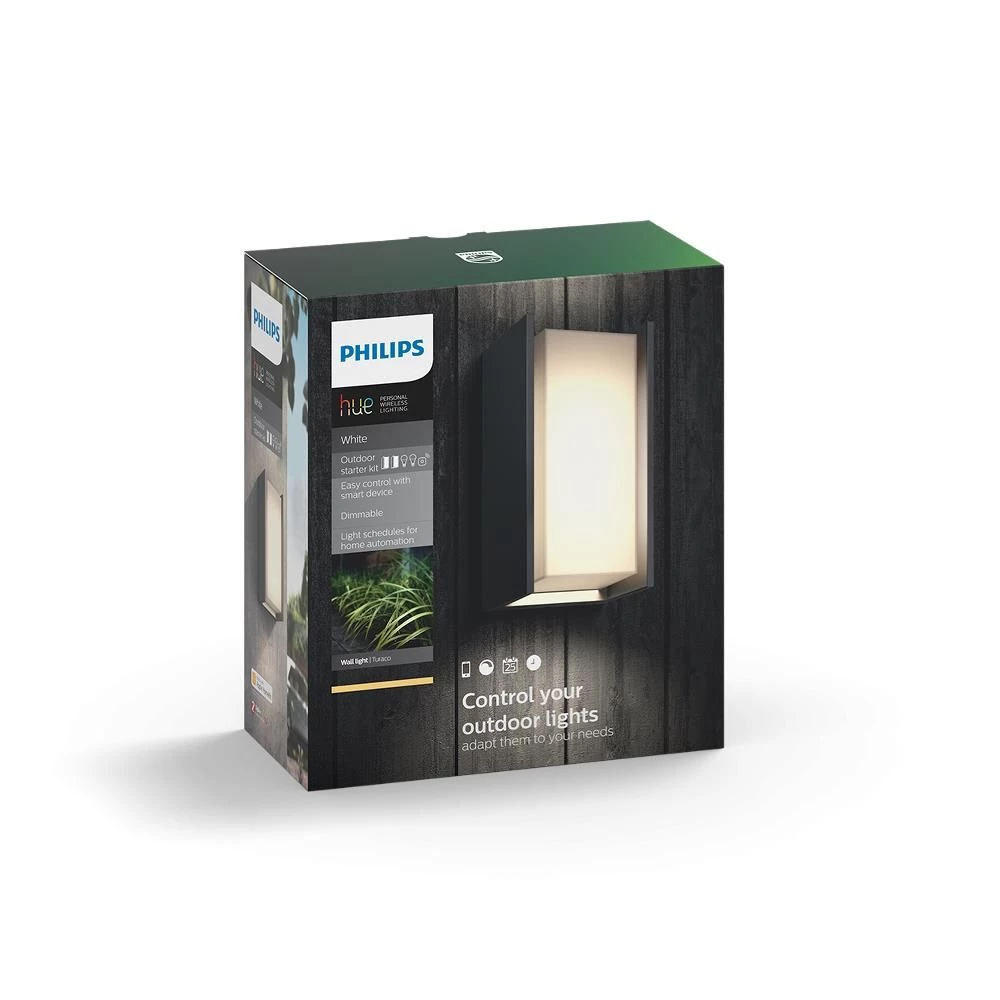 Philips Hue Turaco Væglampe Anthracite 1x9.5W 18 Philips Hue Turaco Væglampe Anthracite 1x9.5W - Billede 16