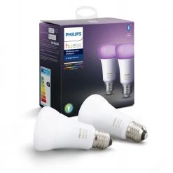 Philips Hue White & Colour Ambience 9W A60 E27 2 Pak