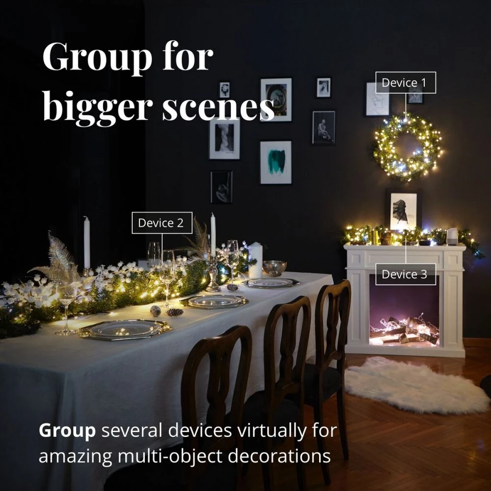 Twinkly Juledekoration - Twinkly Prelit Guirlande 50LED GEN II 13 Twinkly Juledekoration - Twinkly Prelit Guirlande 50LED GEN II - Billede 11