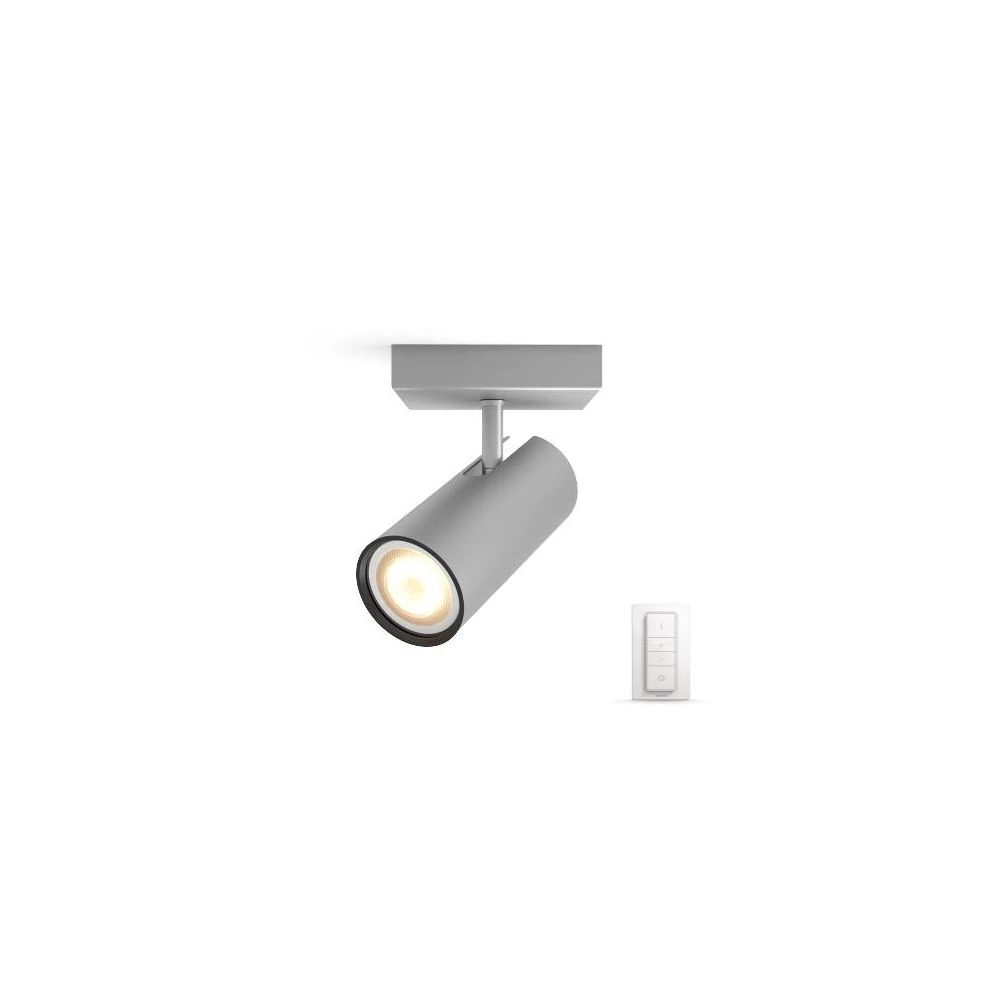 Philips Hue Buratto Enkelt Spot Aluminium 1x5.5W 240 5 Philips Hue Buratto Enkelt Spot Aluminium 1x5.5W 240 - Billede 3