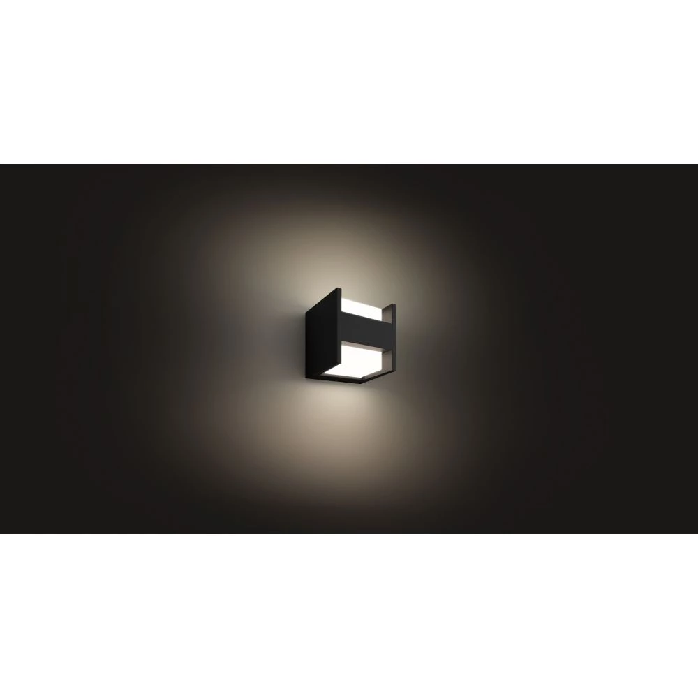 Philips Hue Outdoor Fuzo Væglampe Up/Down 3 Philips Hue Outdoor Fuzo Væglampe Up/Down