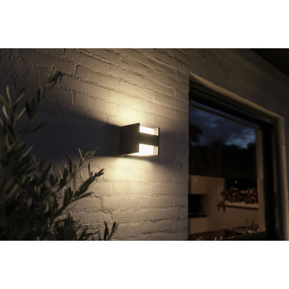 Philips Hue Outdoor Fuzo Væglampe Up/Down 6 Philips Hue Outdoor Fuzo Væglampe Up/Down - Billede 4