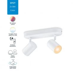 WiZ Imageo Spots 2x5W W 22-65K RGB - Color -Homeshop Salgsbutik unnamed file 1443