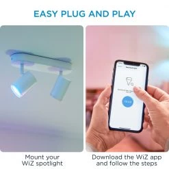 WiZ Imageo Spots 2x5W W 22-65K RGB - Color -Homeshop Salgsbutik unnamed file 1445