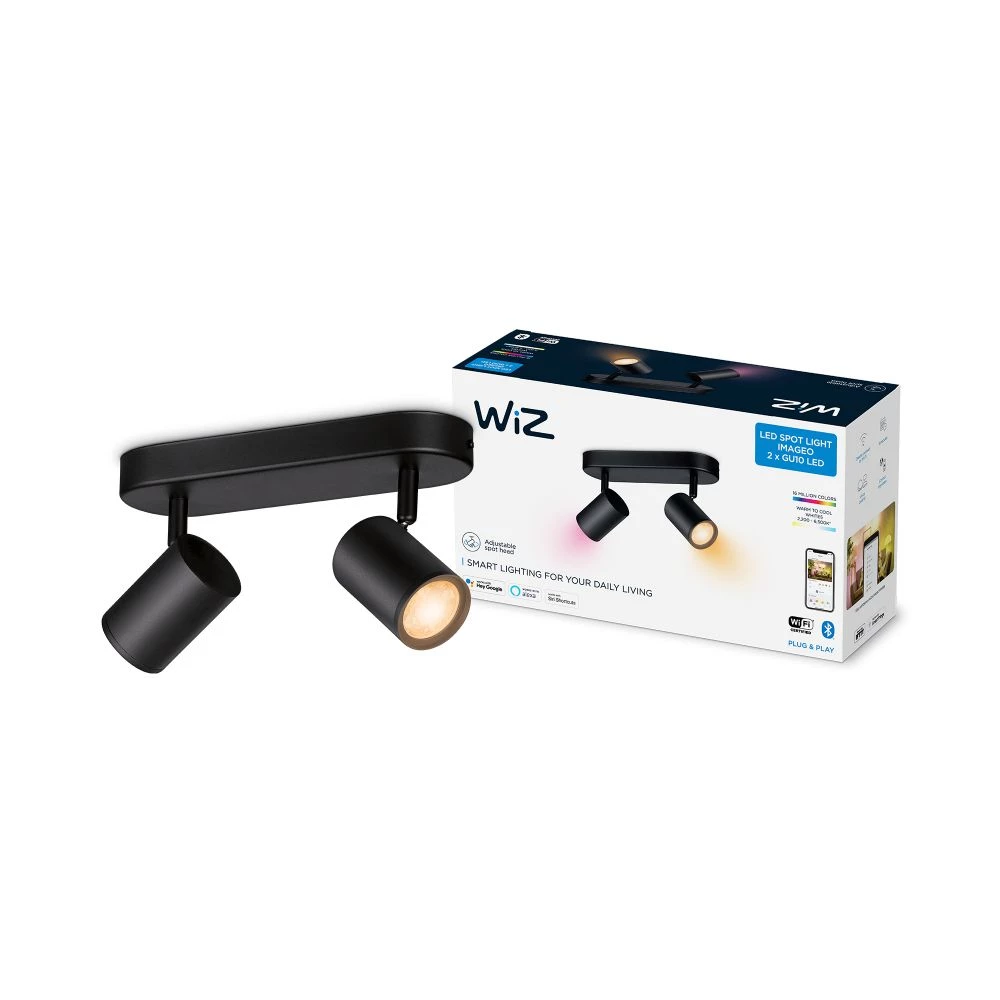WiZ Imageo Spots 2x5W B 22-65K RGB - Color 3 WiZ Imageo Spots 2x5W B 22-65K RGB - Color