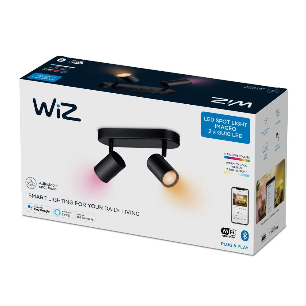 WiZ Imageo Spots 2x5W B 22-65K RGB - Color 16 WiZ Imageo Spots 2x5W B 22-65K RGB - Color - Billede 14