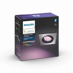 Philips Hue Centura Indbygningsspot Aluminium 1x5.7W 230V Firkantet