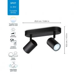 WiZ Imageo Spots 2x5W B 27-65K TW - Tunable White 29 WiZ Imageo Spots 2x5W B 27-65K TW - Tunable White -Homeshop Salgsbutik unnamed file 1664
