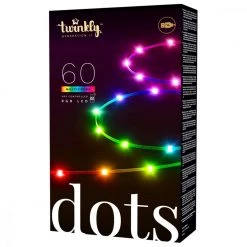 Twinkly Light Dots 60LED RGB 3m Bt+wifi Sort