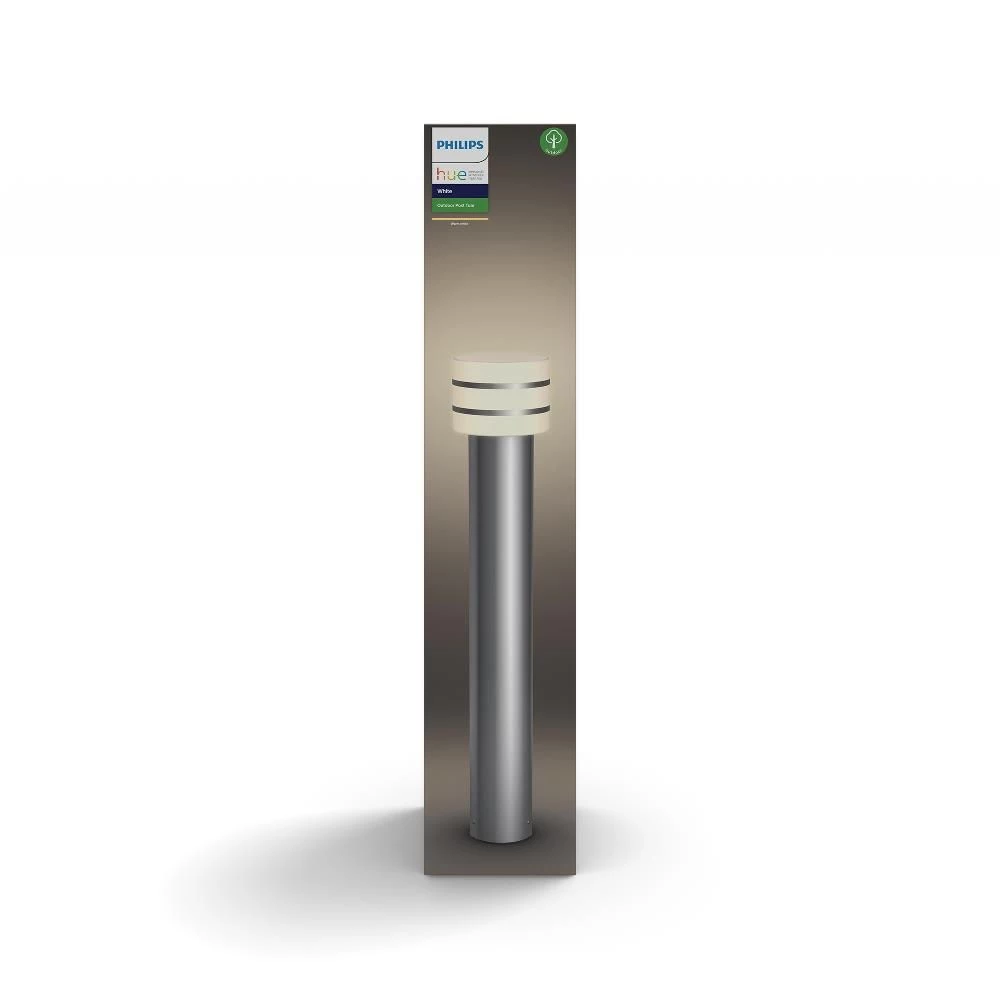 Philips Hue Tuar Bedlampe Høj Inox 1x9.5W 230V 4 Philips Hue Tuar Bedlampe Høj Inox 1x9.5W 230V - Billede 2