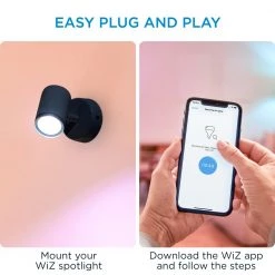 WiZ Imageo Spots 1x5W B 22-65K RGB - Color -Homeshop Salgsbutik unnamed file 2277