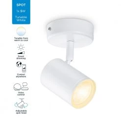 WiZ Imageo Spots 1x5W W 27-65K TW - Tunable White -Homeshop Salgsbutik unnamed file 2339