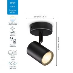 WiZ Imageo Spots 1x5W B 27-65K TW - Tunable White -Homeshop Salgsbutik unnamed file 2366