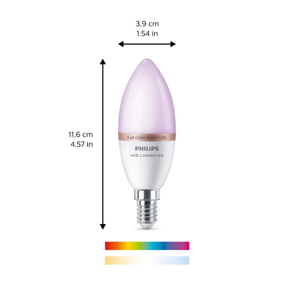 Philips Smart LED Color - Kerte E14 2-pak 4 Philips Smart LED Color - Kerte E14 2-pak - Billede 2