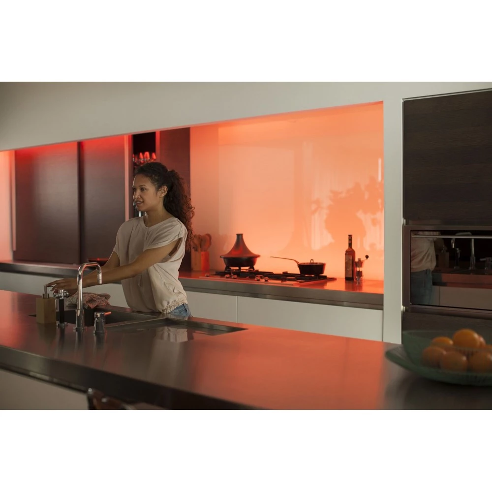 Philips Hue Lightstrips Plus - 1 Meter Forlænger Version 4 14 Philips Hue Lightstrips Plus - 1 Meter Forlænger Version 4 - Billede 12