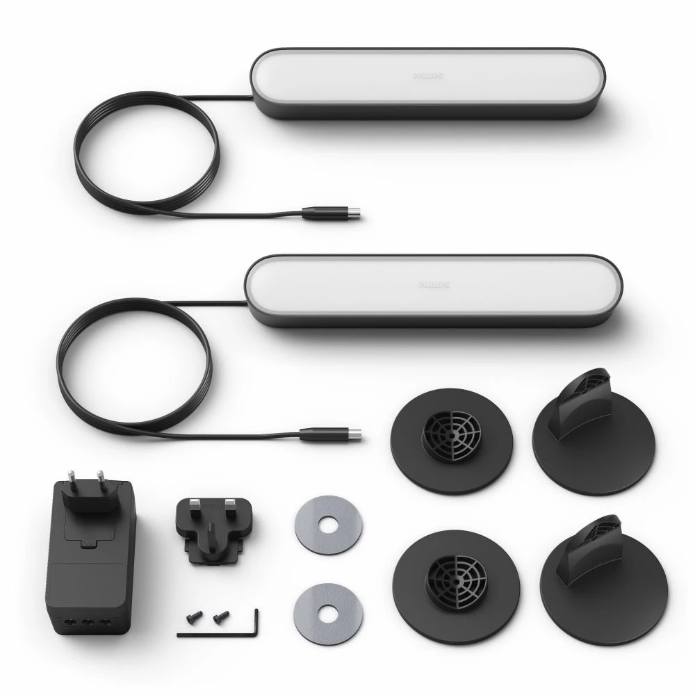 Philips Hue Play 2-Pak Sort 6 Philips Hue Play 2-Pak Sort - Billede 4