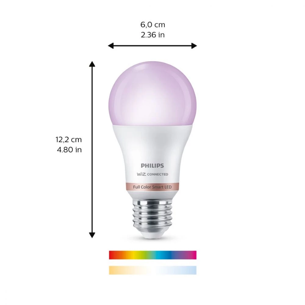 Philips Smart LED Color - Standard E27 Pære 2-pak 4 Philips Smart LED Color - Standard E27 Pære 2-pak - Billede 2