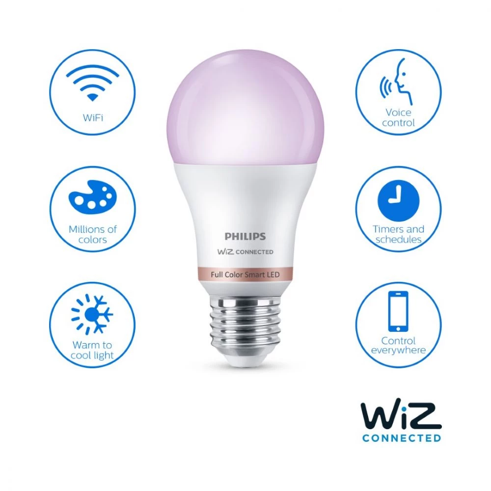 Philips Smart LED Color - Standard E27 Pære 2-pak 5 Philips Smart LED Color - Standard E27 Pære 2-pak - Billede 3