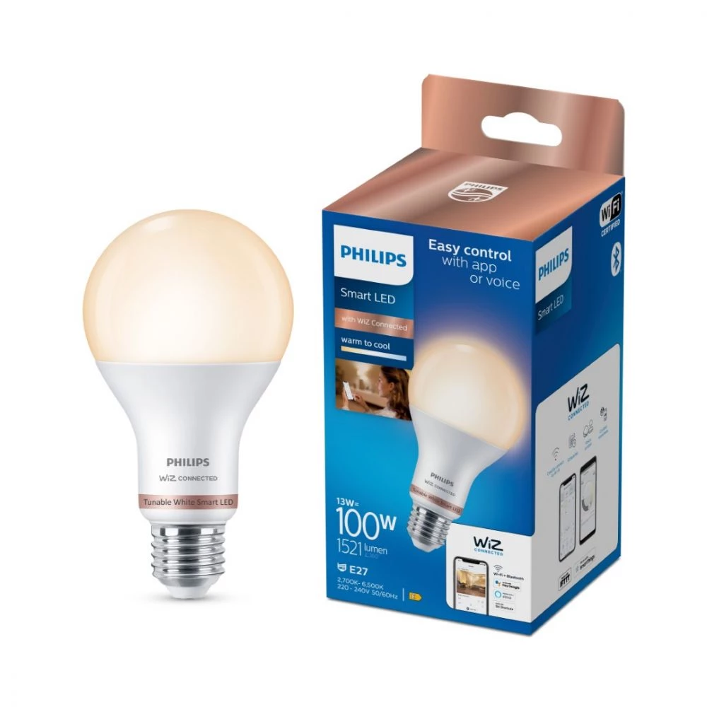 Philips Smart LED Tunable White - Pære A67 E27 3 Philips Smart LED Tunable White - Pære A67 E27