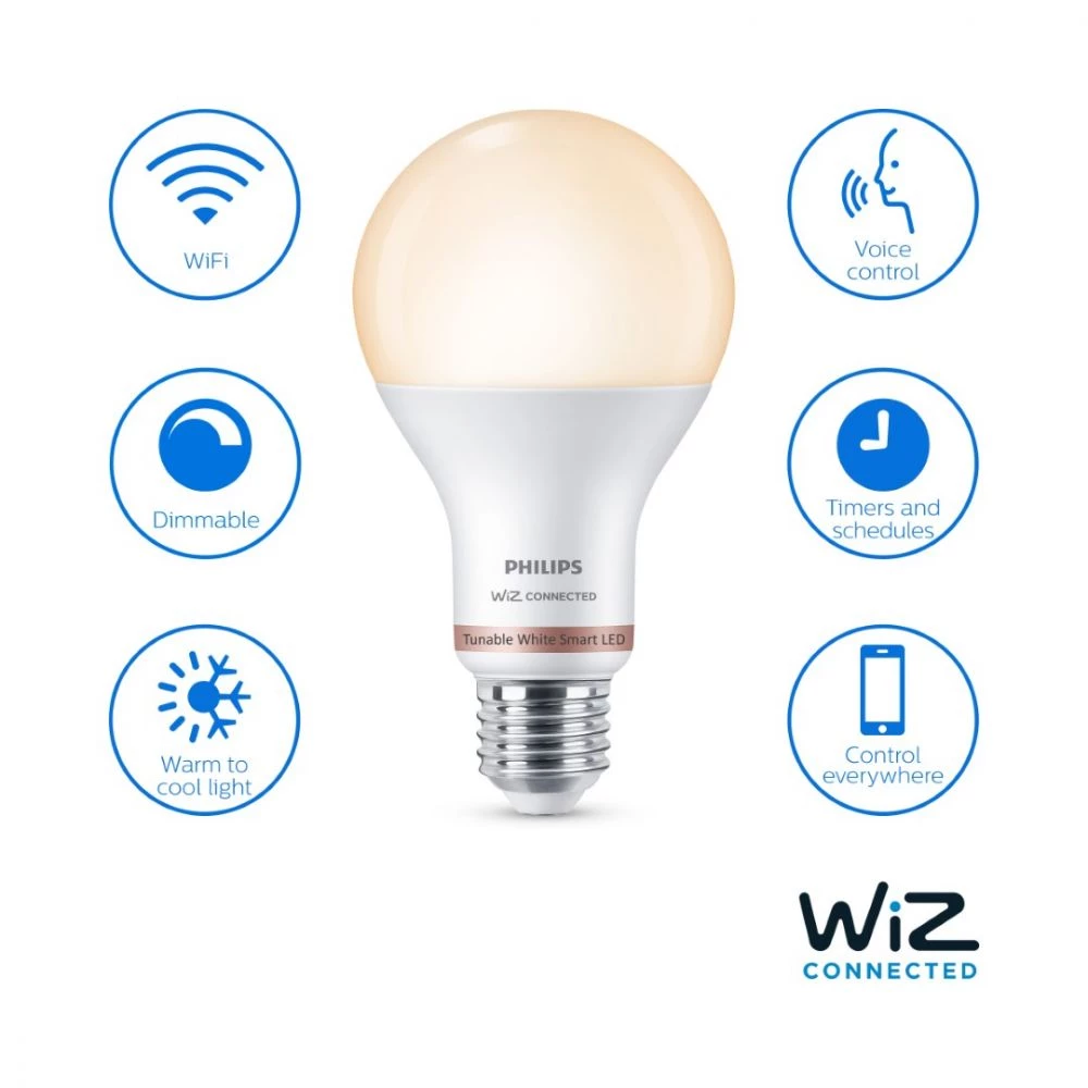 Philips Smart LED Tunable White - Pære A67 E27 5 Philips Smart LED Tunable White - Pære A67 E27 - Billede 3