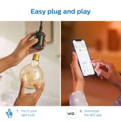 Philips Smart LED Tunable White - Filament Globe G95 E27, Ravfarvet 23 Philips Smart LED Tunable White - Filament Globe G95 E27, Ravfarvet -Homeshop Salgsbutik unnamed file 2663