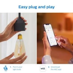 Philips Smart LED Tunable White - Filament Edison ST64 E27, Ravfarvet 22 Philips Smart LED Tunable White - Filament Edison ST64 E27, Ravfarvet -Homeshop Salgsbutik unnamed file 2762