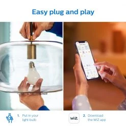 Philips Smart LED Tunable White - Standard E27 Pære, Matteret Glas -Homeshop Salgsbutik unnamed file 2908