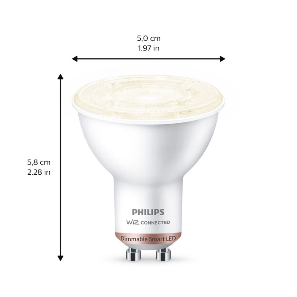 Philips Smart LED Dimmable - Spot GU10 4 Philips Smart LED Dimmable - Spot GU10 - Billede 2