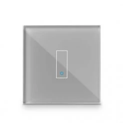 Iotty Smart Switch Single Button Faceplate - Design Your Own Smart Switch Colour: Grey