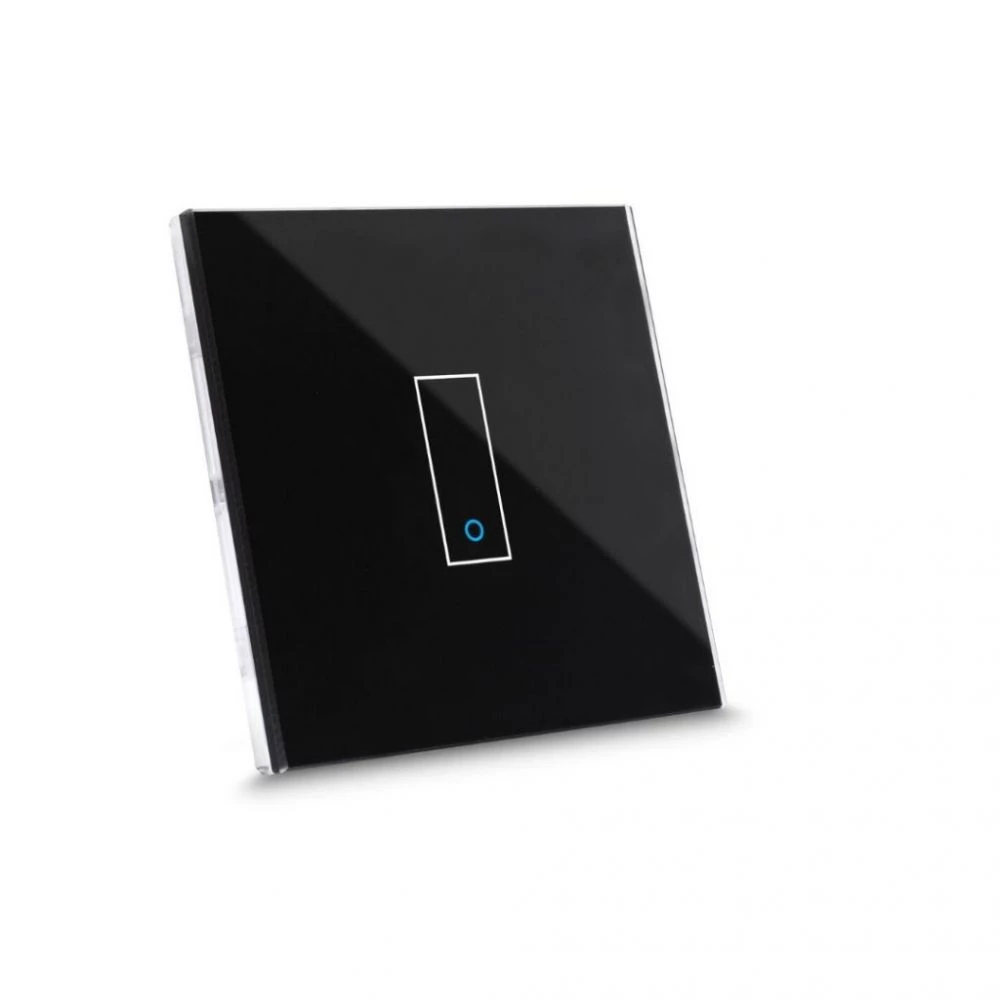 Iotty Smart Switch Single Button Faceplate - Design Your Own Smart Switch Colour: Black 4 Iotty Smart Switch Single Button Faceplate - Design Your Own Smart Switch Colour: Black - Billede 2