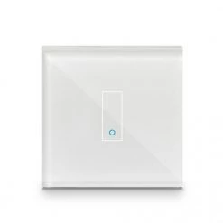 Iotty Smart Switch Single Button Faceplate - Design Your Own Smart Switch Colour: White