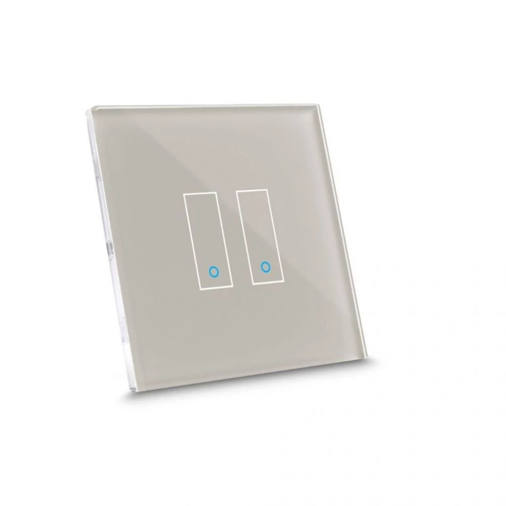 Iotty Smart Switch Double Button Faceplate - Design Your Own Smart Switch Colour: Tan 4 Iotty Smart Switch Double Button Faceplate - Design Your Own Smart Switch Colour: Tan - Billede 2