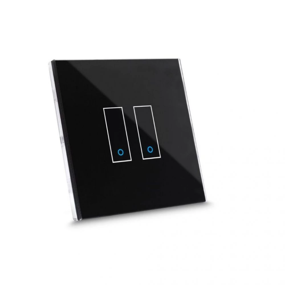 Iotty Smart Switch Double Button Faceplate - Design Your Own Smart Switch Colour: Black 3 Iotty Smart Switch Double Button Faceplate - Design Your Own Smart Switch Colour: Black