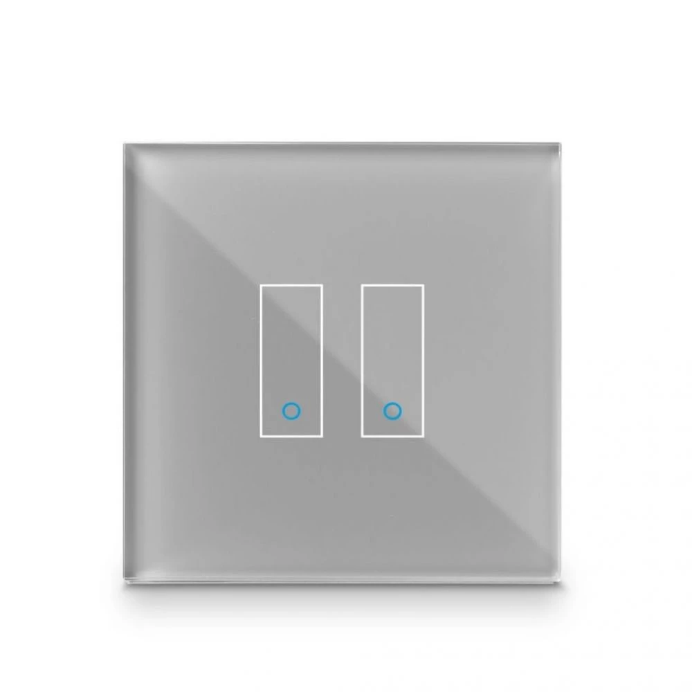 Iotty Smart Switch Double Button Faceplate - Design Your Own Smart Switch Colour: Grey 3 Iotty Smart Switch Double Button Faceplate - Design Your Own Smart Switch Colour: Grey